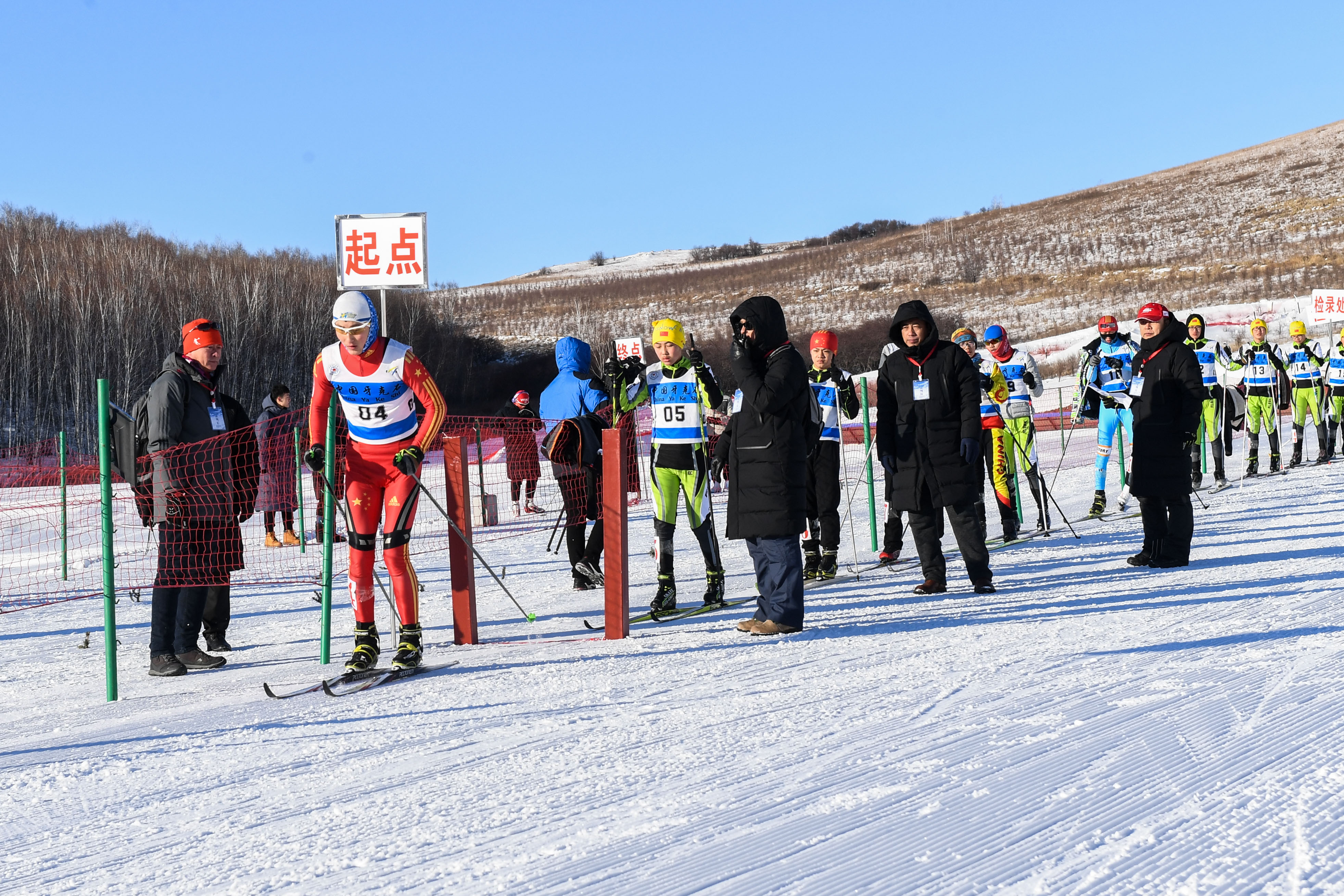 内蒙古二冬会越野滑雪赛况