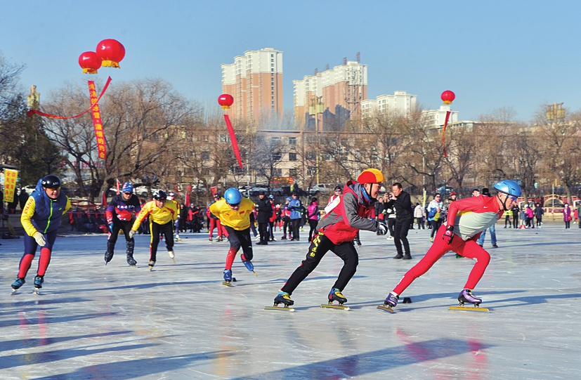 晋冀蒙滑冰交流活动在大同举行 滑冰公益培训活动同时启动