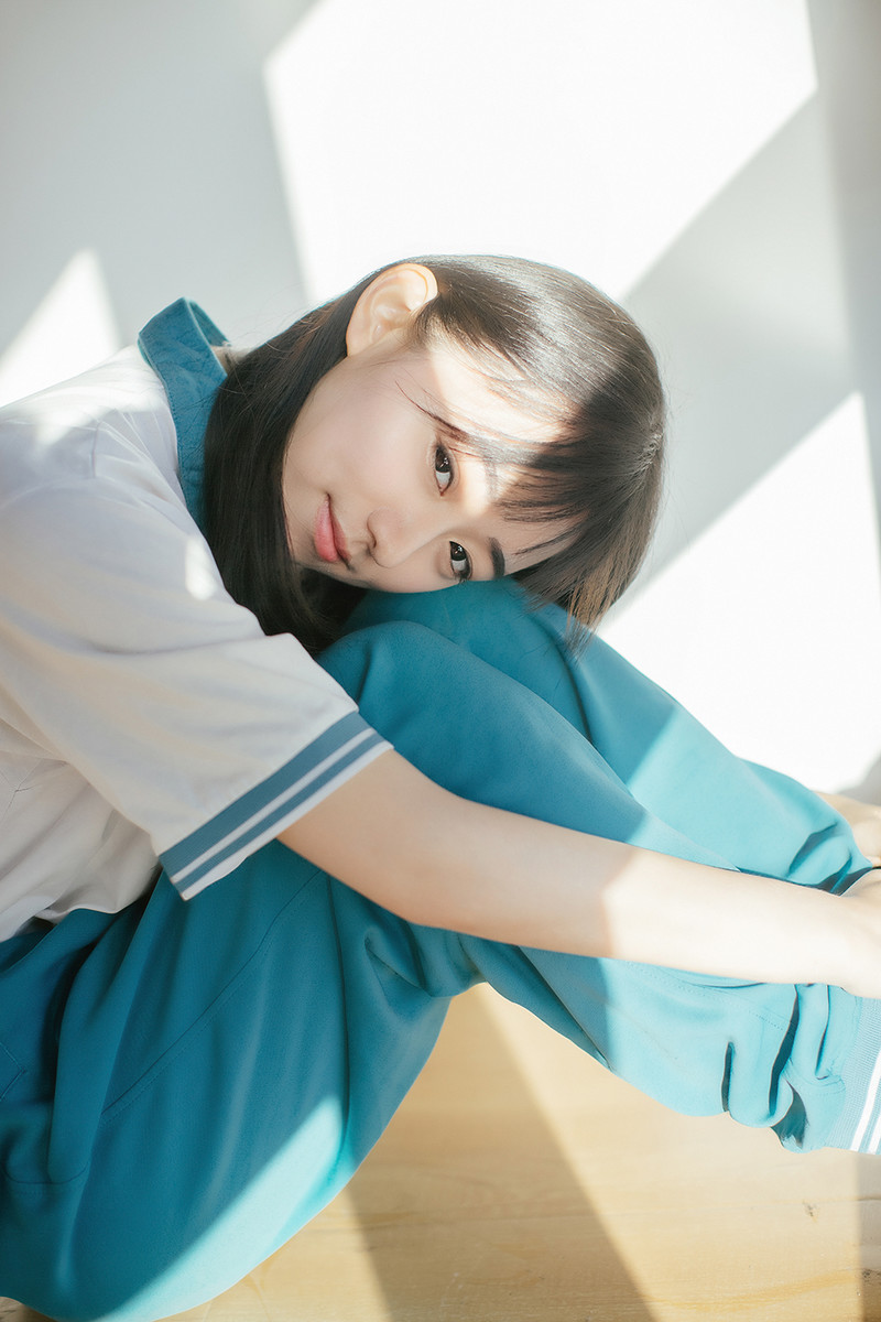 校园人像写真-清新的学生妹妹