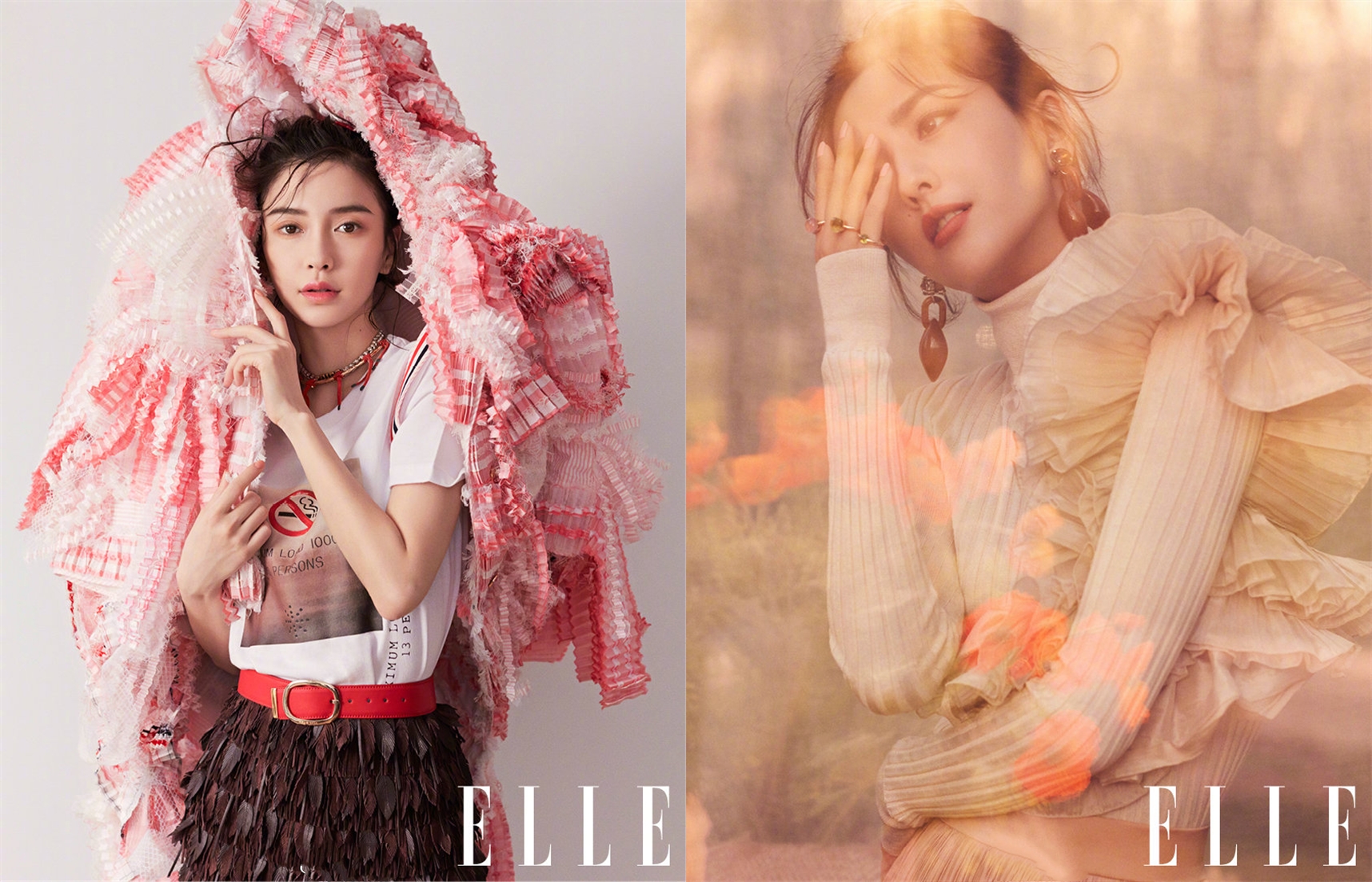 89年杨颖和84年佟丽娅写真照对比,女神气质不相上下