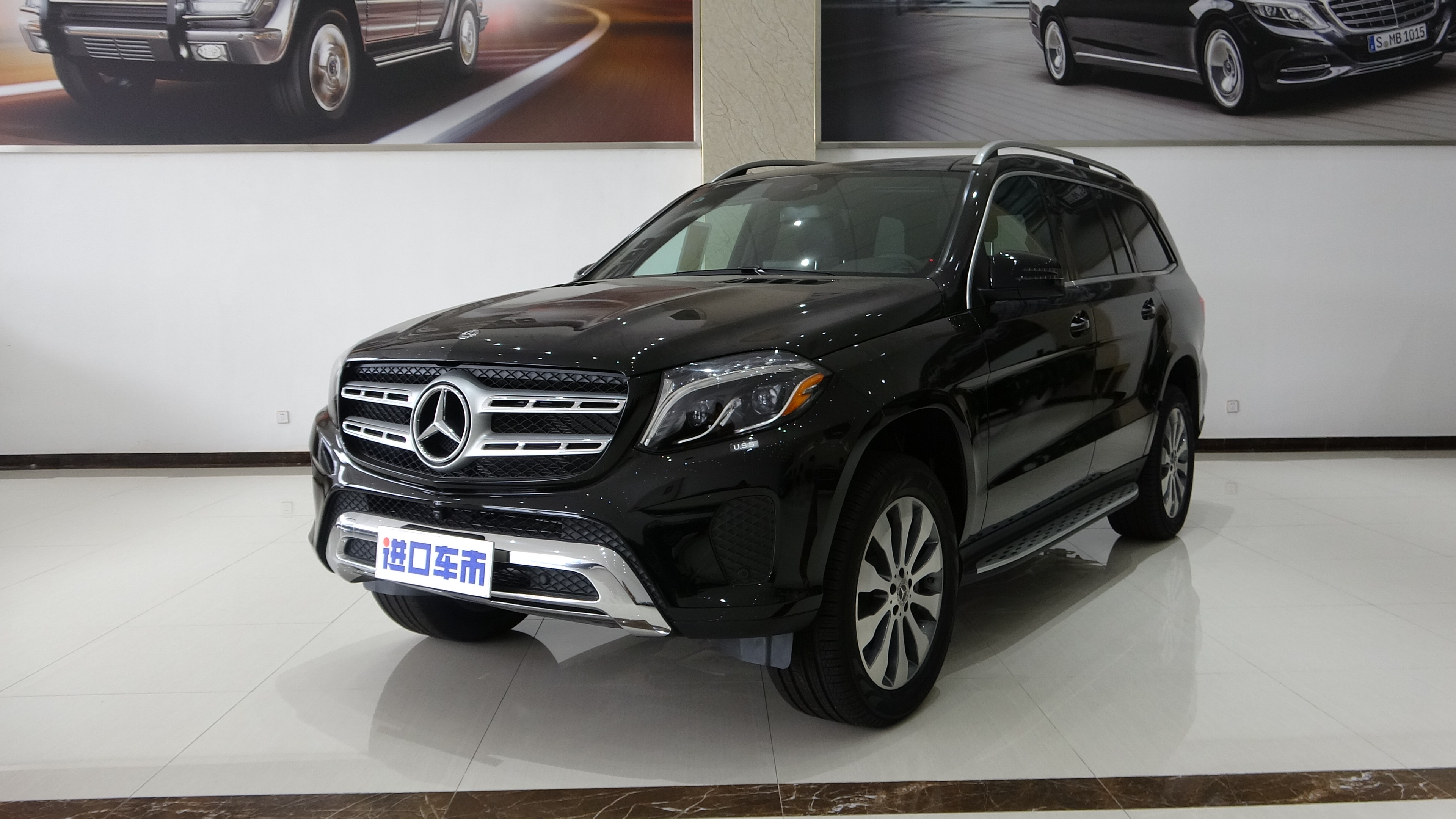 实拍17款奔驰gls450 家族式外观设计辨识度极高