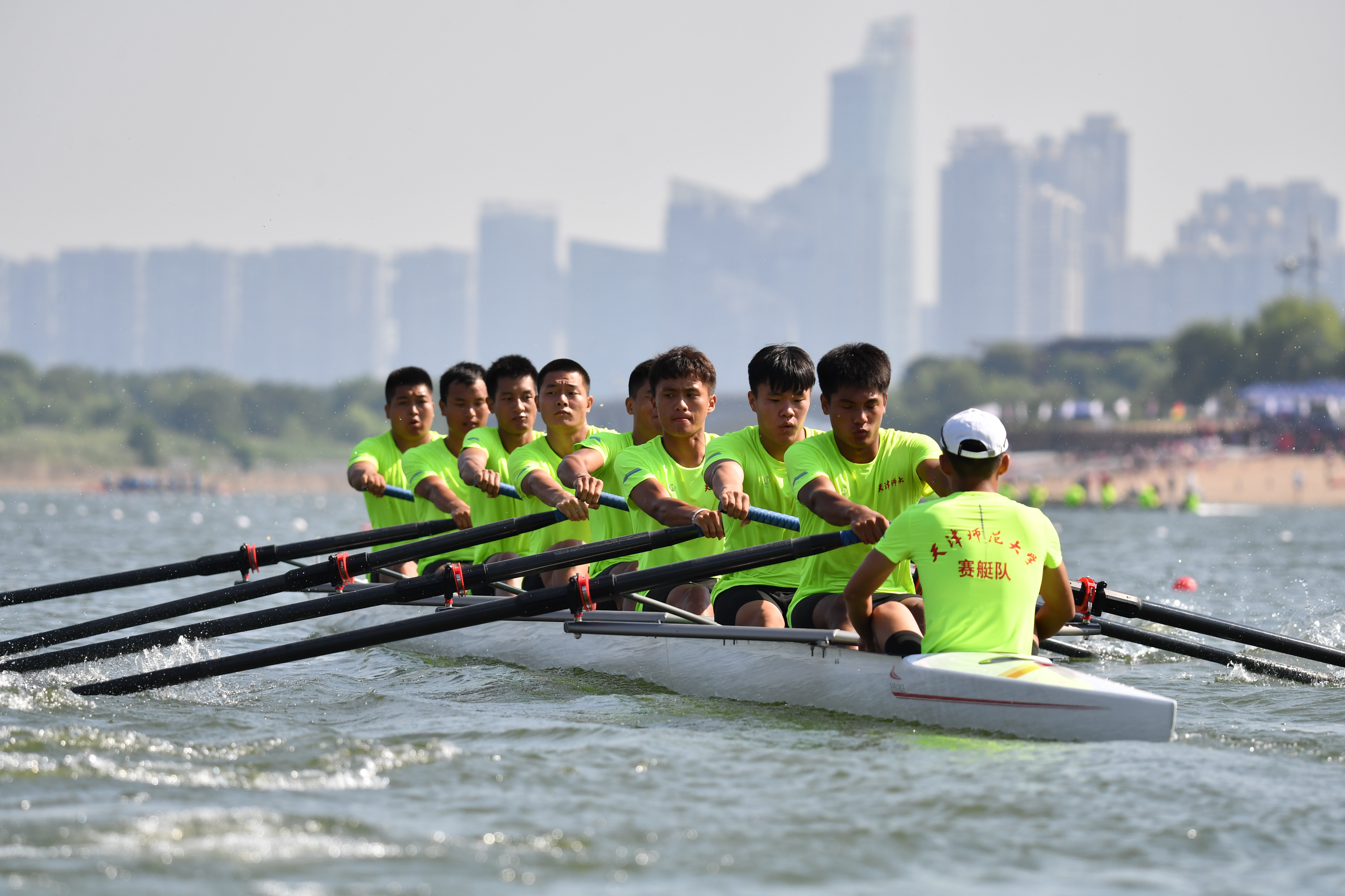 赛艇——国际名校赛艇队逐浪湘江(5)