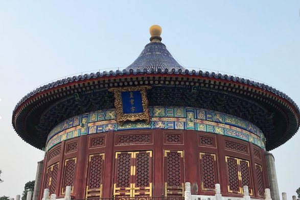 皇穹宇院落,位于圜丘坛外壝北侧,坐北朝南.