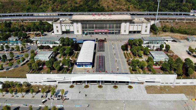 湖北黄石市重要的高铁车站——黄石北站