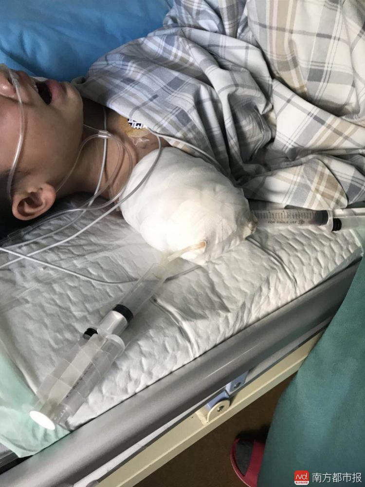 肇庆5岁男童被高压电击伤失去双手 家属称变压电箱没有护栏