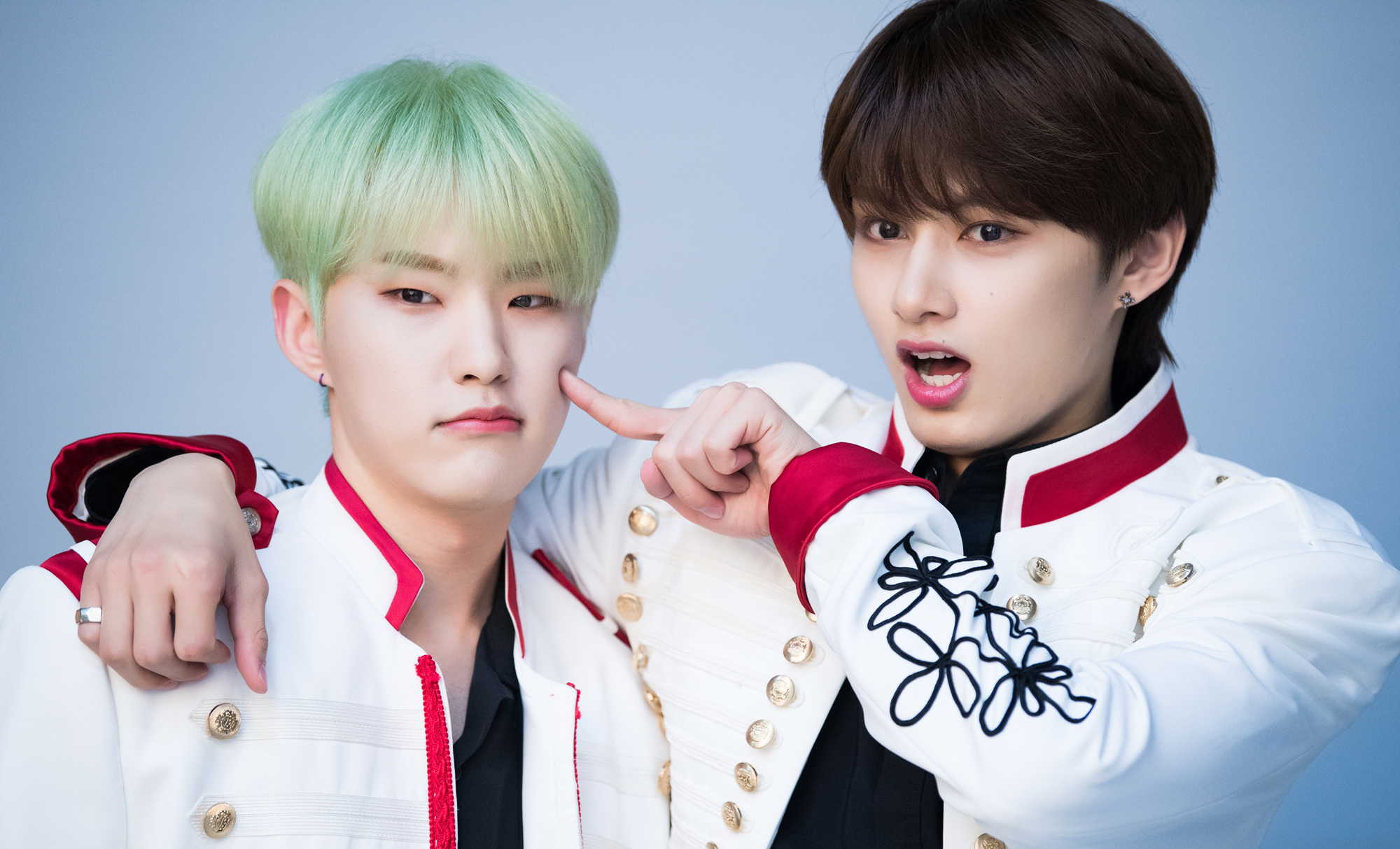 混血男团seventeen帅气小哥哥好多!