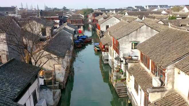 [图]依河成街，桥接相连，你不可错过的瑰宝，中国第一水乡周庄古镇