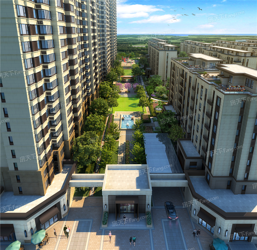 保利爱尚海二期面市!全三居,高层装修瞰海,户型图首发