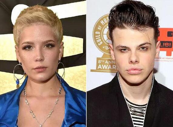 海尔希新恋情曝光 男友是另类摇滚歌手yungblud