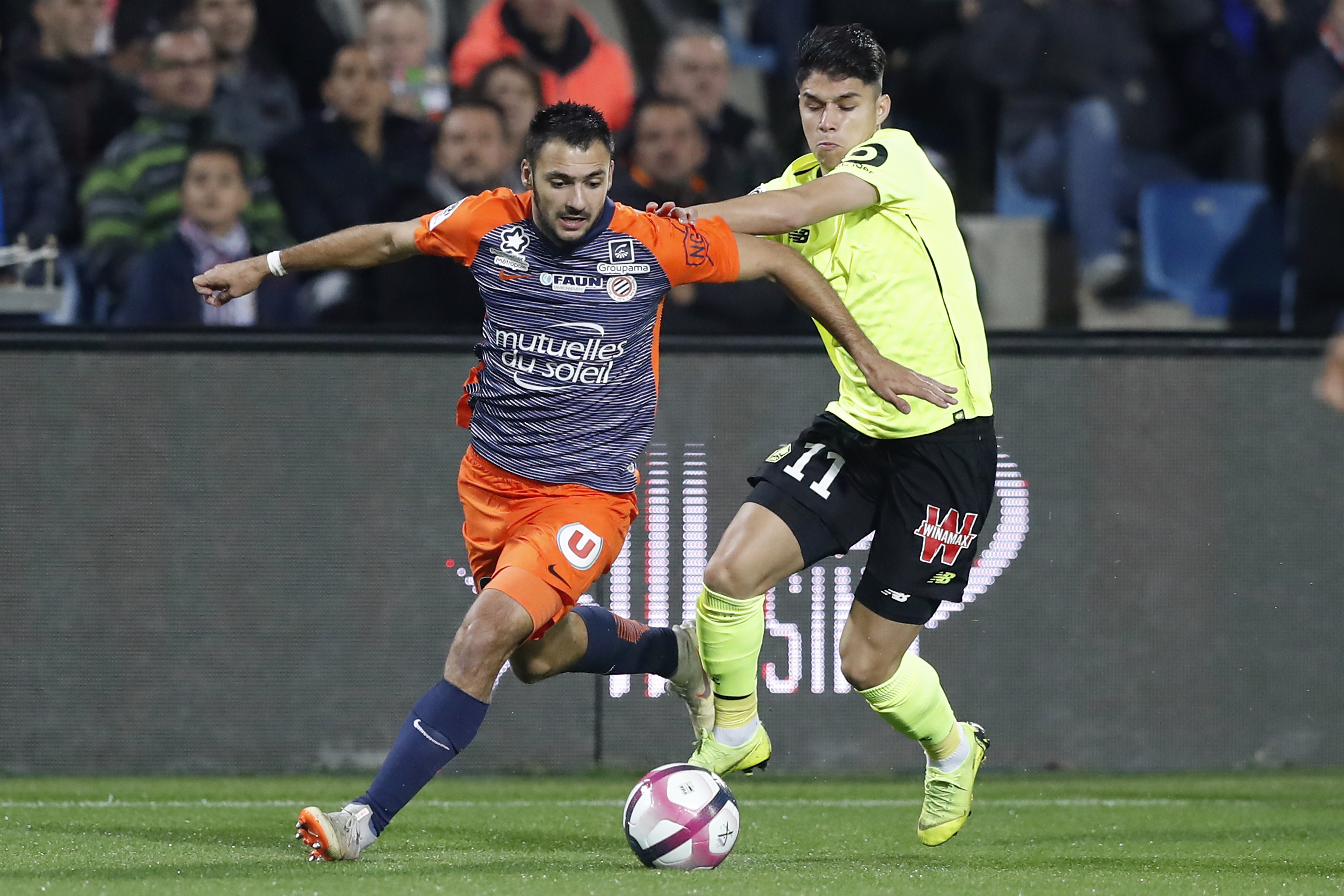 足球——法甲联赛:里尔胜蒙彼利埃