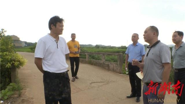 付学文巡查荆州河,黄沙河