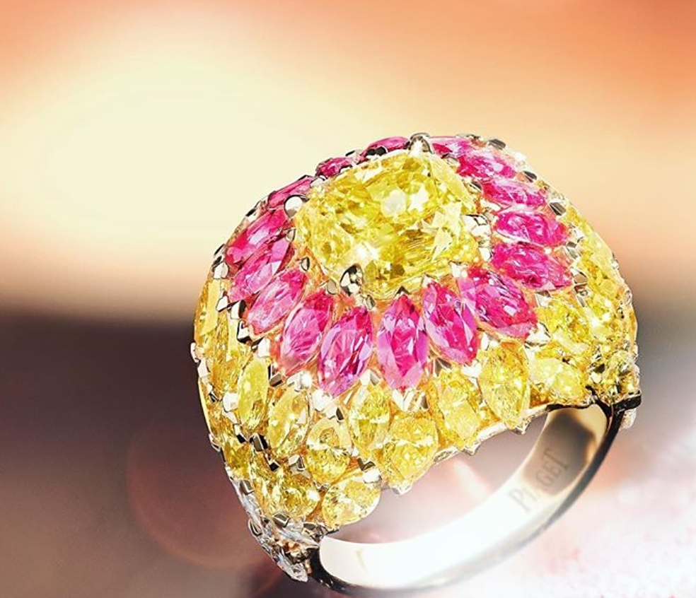 珠宝欣赏:最后佟丽娅8.8克拉的钻戒,寓意美好且浪漫,很不错啊