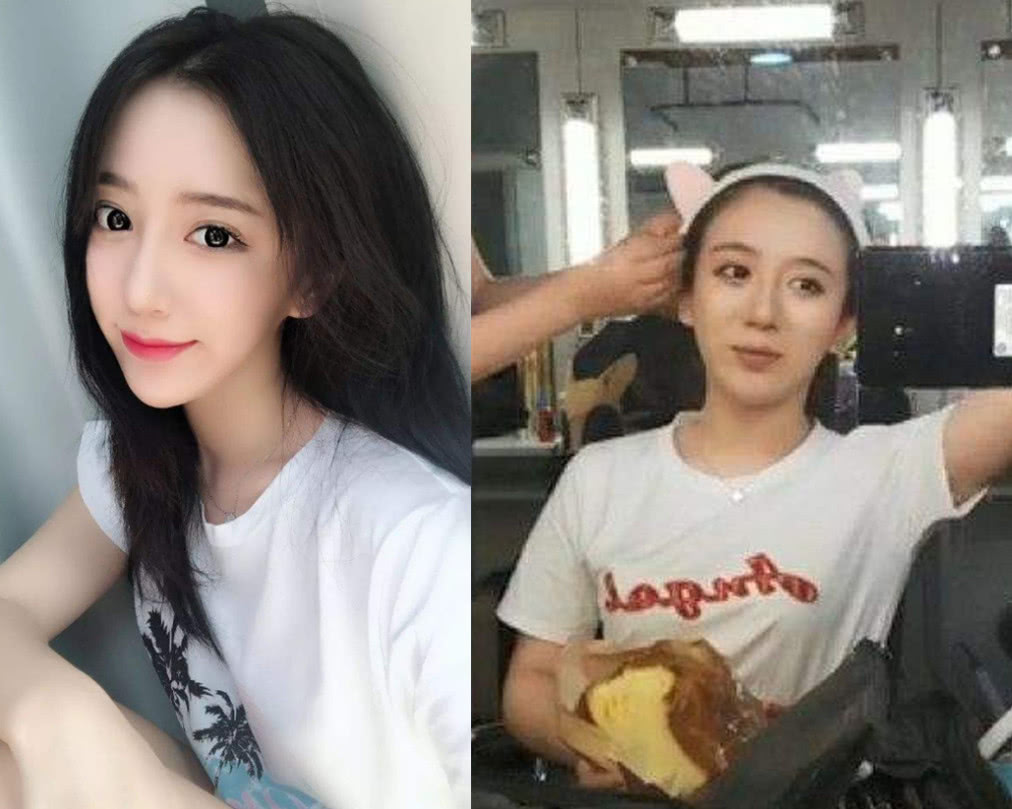 四个当红女主播的卸妆照,看完之后你会怀疑人生!