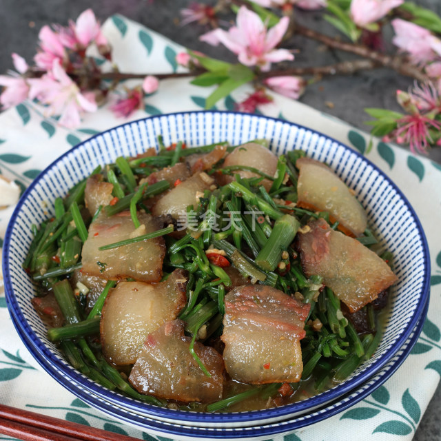 野芹菜炒肉图片图片