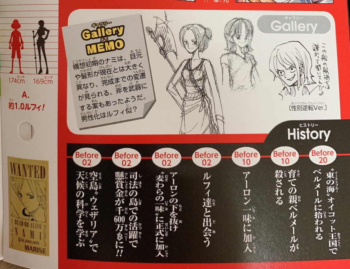 海贼王:娜美生命卡公开,外号叫泥棒猫,初稿很强,是个女武士!