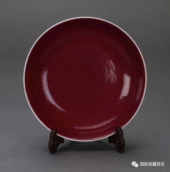 国际收藏|胭脂红釉盘(藏友藏品)