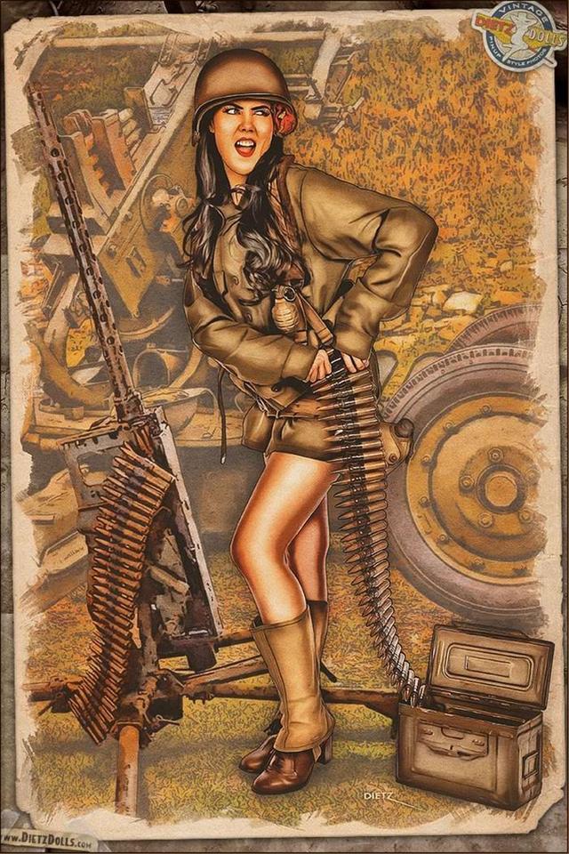 贴满大街的二战美国征兵海报,看完真让人"热血沸腾"