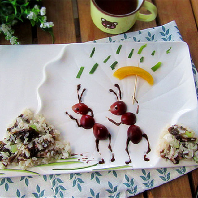 蚂蚁趣味餐,在家轻松做,色香味俱全,顿顿吃不腻