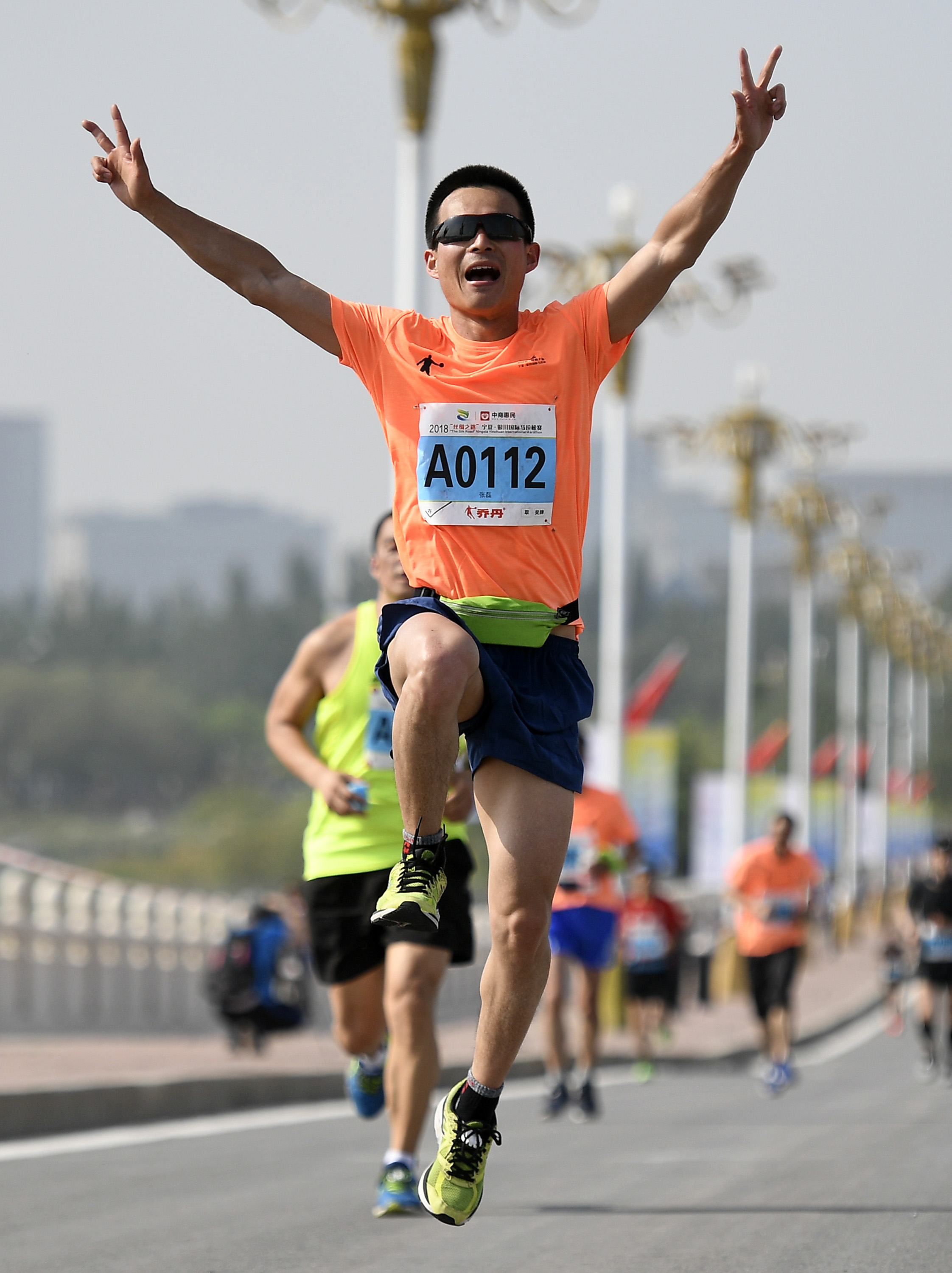 马拉松——2018"丝绸之路"宁夏银川国际马拉松赛况(4)