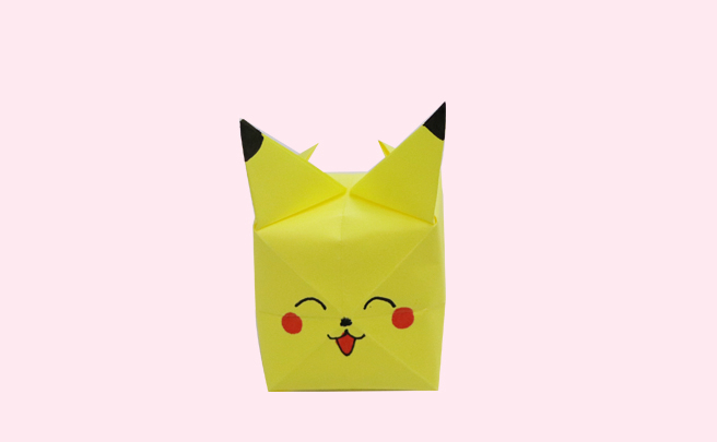 立体皮卡丘折纸教程