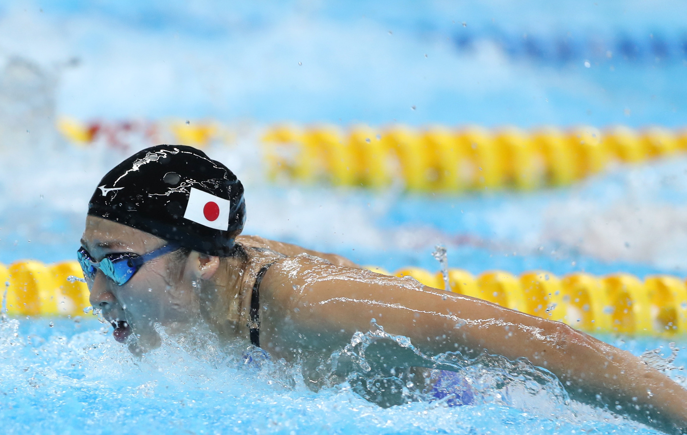 游泳—女子50米蝶泳:日本选手池江璃花子夺冠