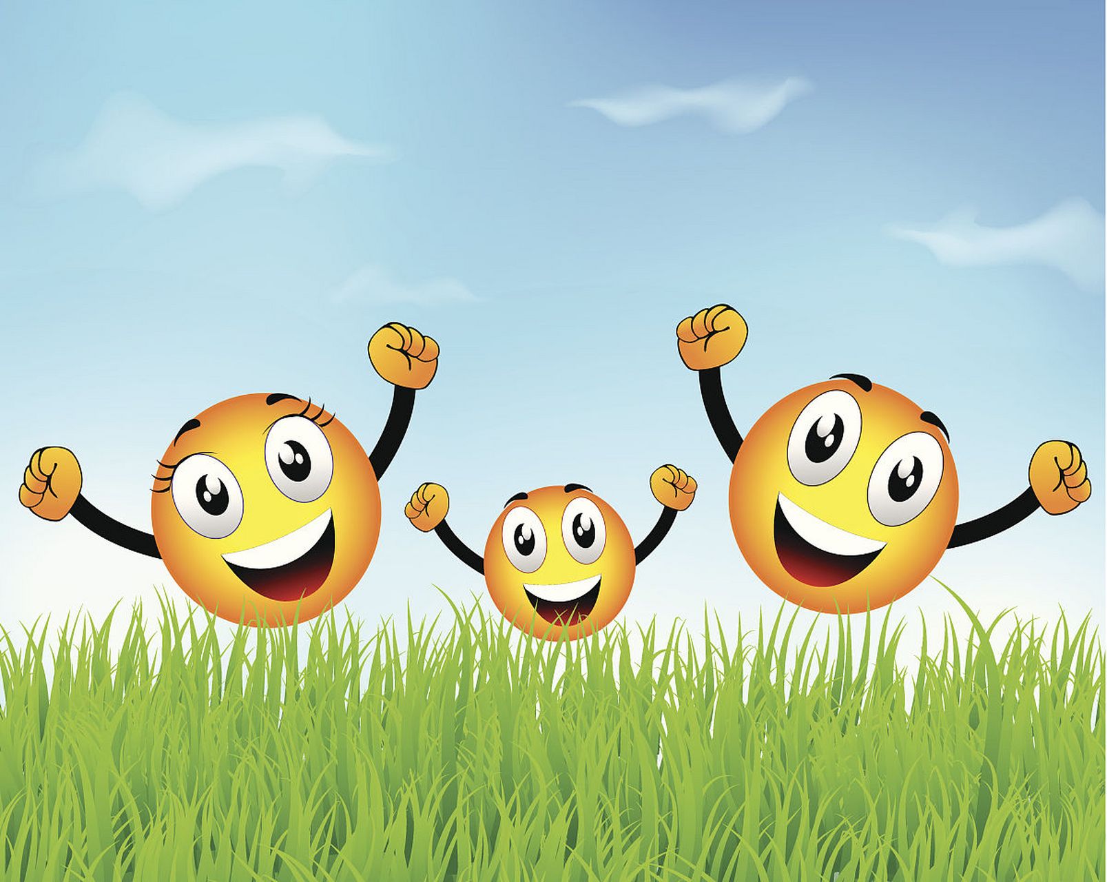 开心的心情能感染他人,传播正能量.