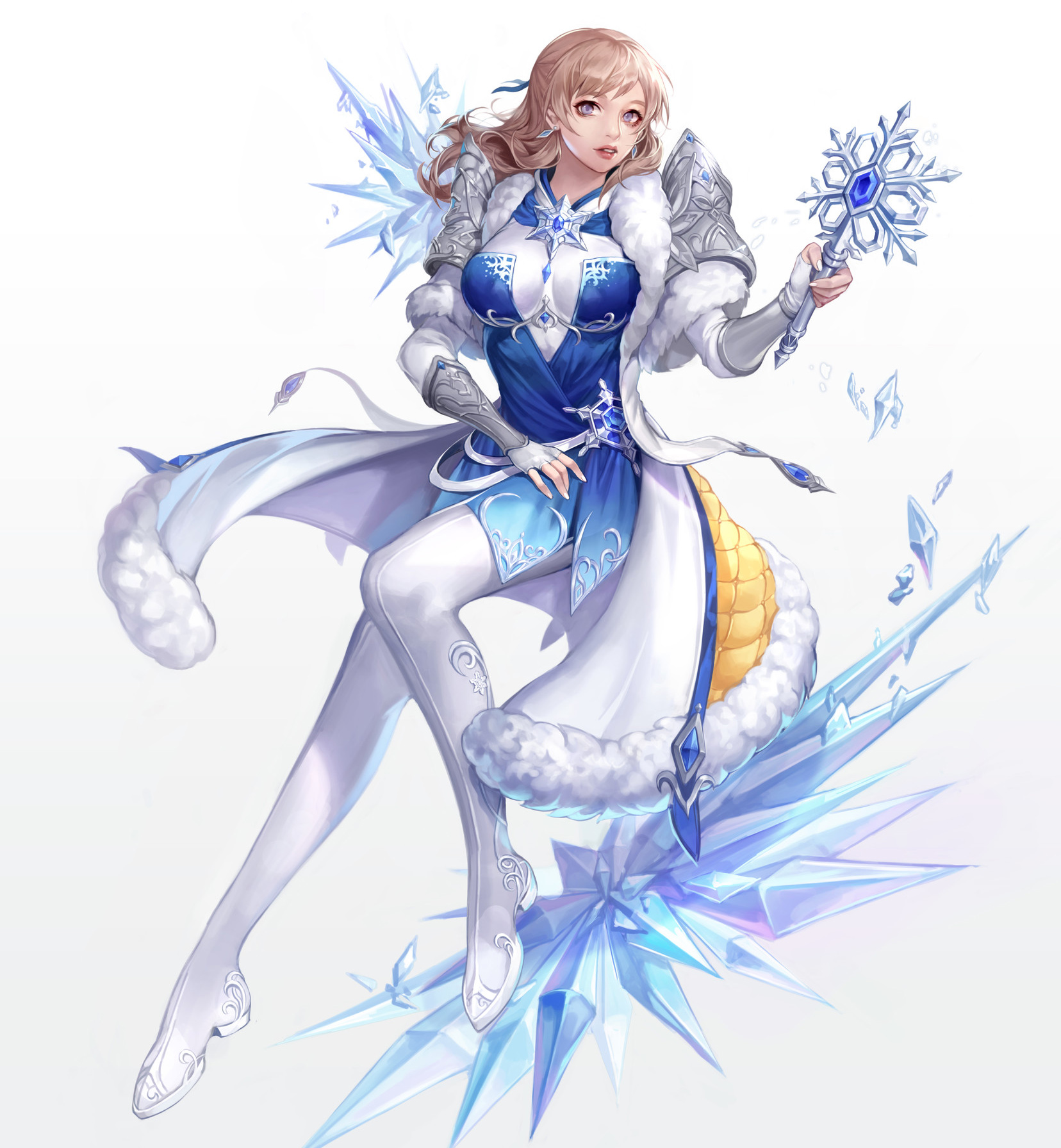 韩国插画师一组美型人物设定作品!画风充满浓浓的韩国插画特色!