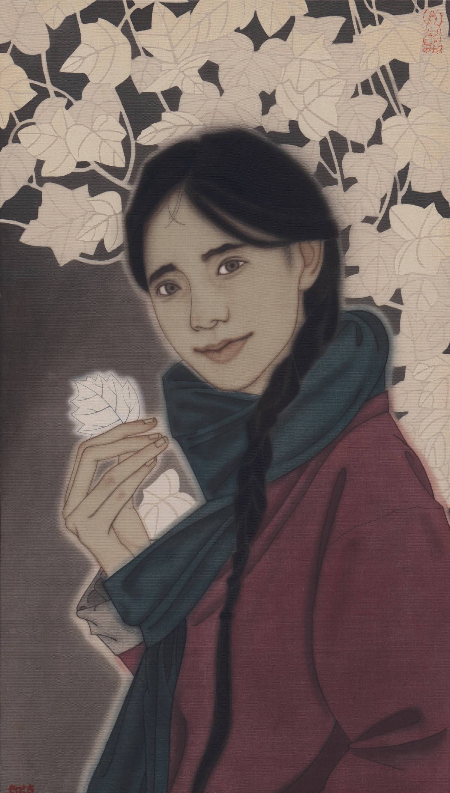 中央美术学院中国画学院工笔人物专业毕业生范凯工笔人物画作品