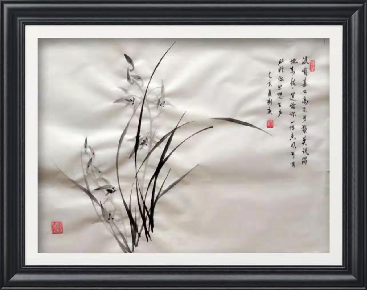 兰薰桂馥—西安画兰名家刘庚国画作品欣赏