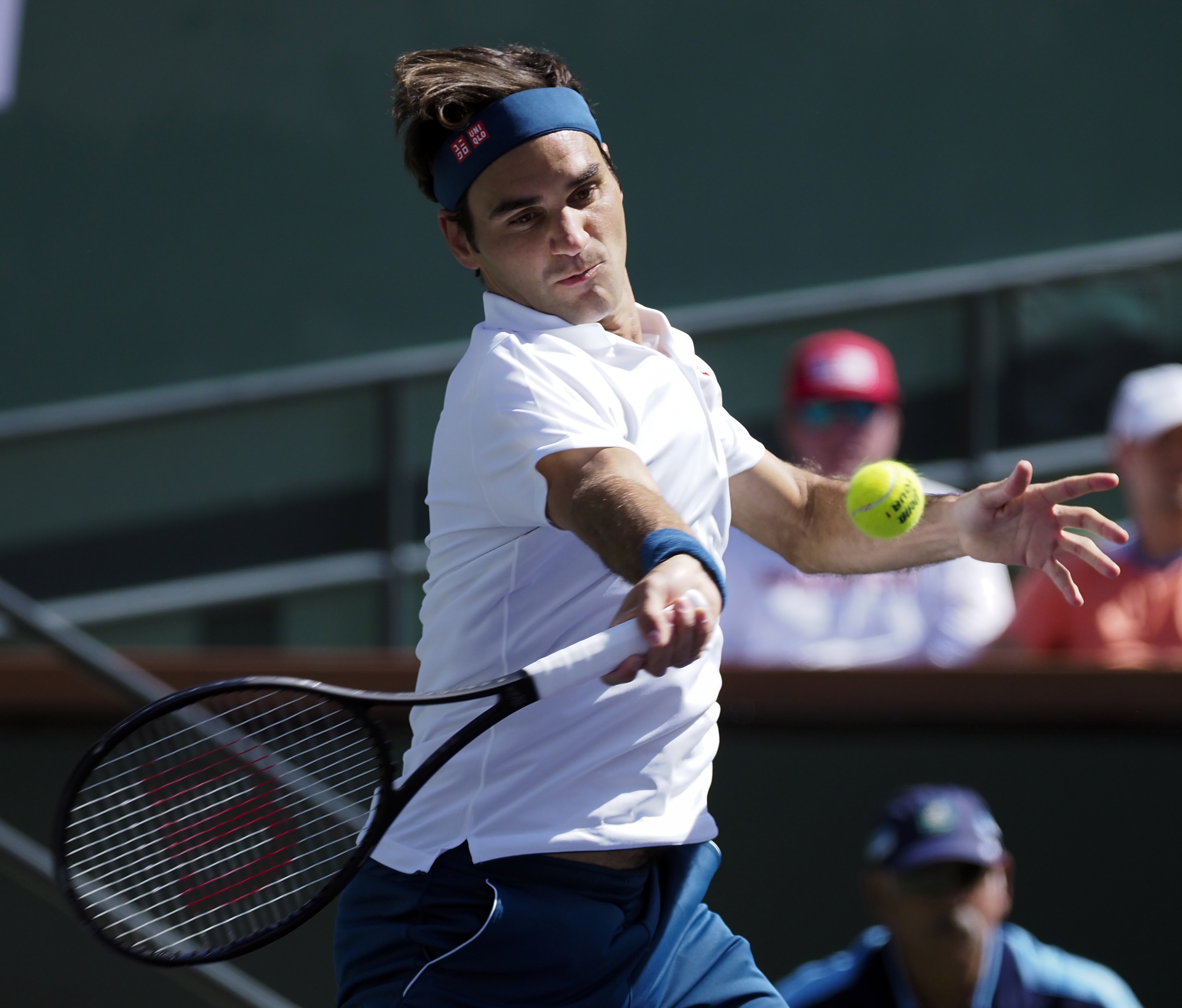 网球——巴黎银行公开赛:费德勒晋级四强