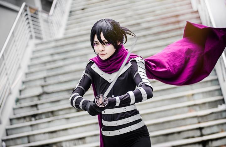 一拳超人cosplay,琦玉老师的头能亮瞎眼!音速的索尼克好帅!