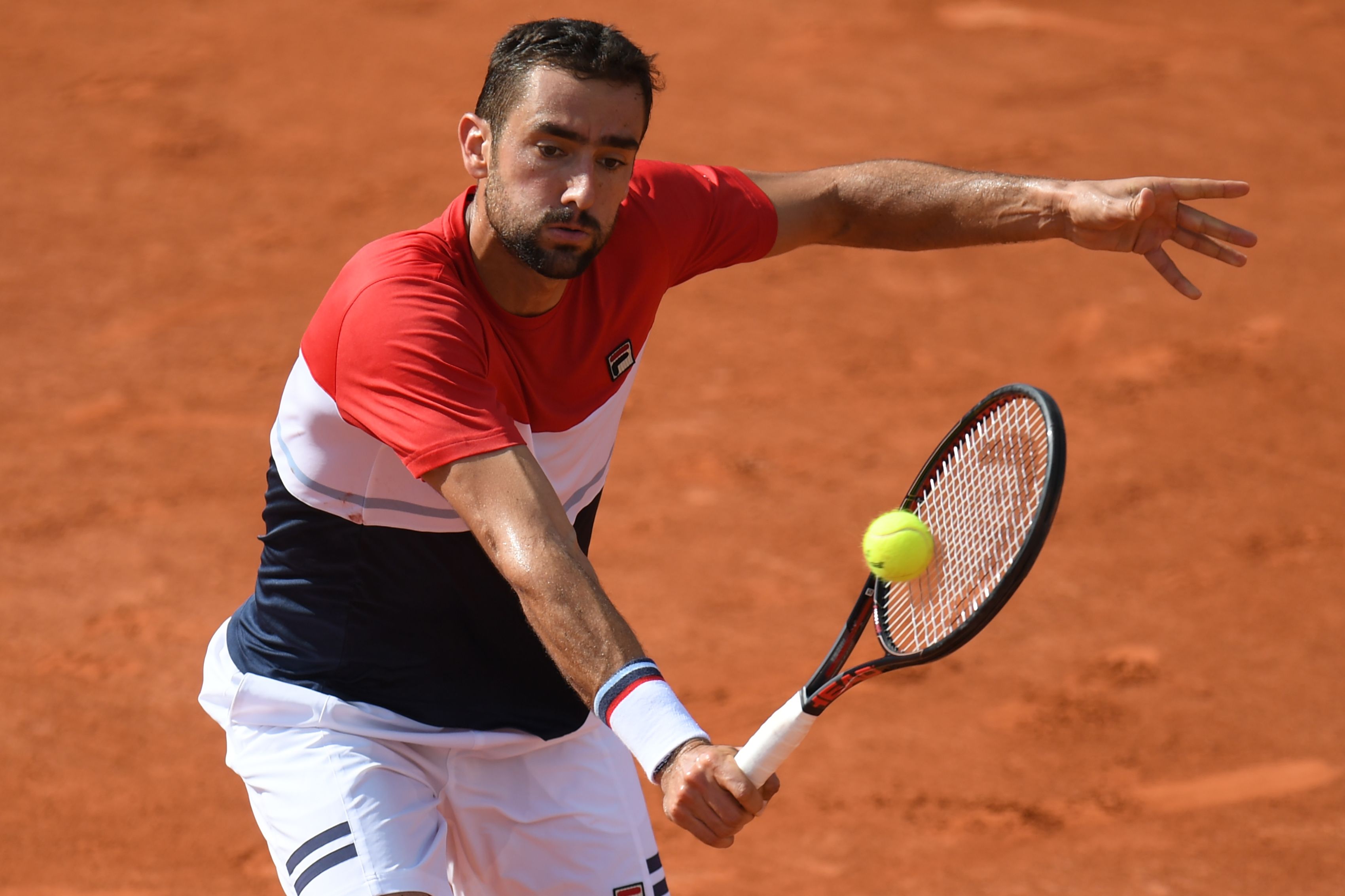 网球——法网:西里奇晋级(10)