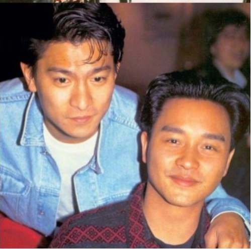 刘德华与张国荣的合影的几组老照片,小哥走后只剩华仔一人帅