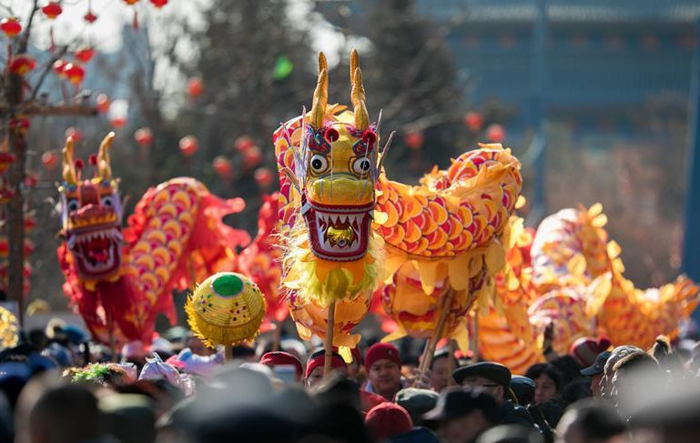 春节民俗活动照片图片