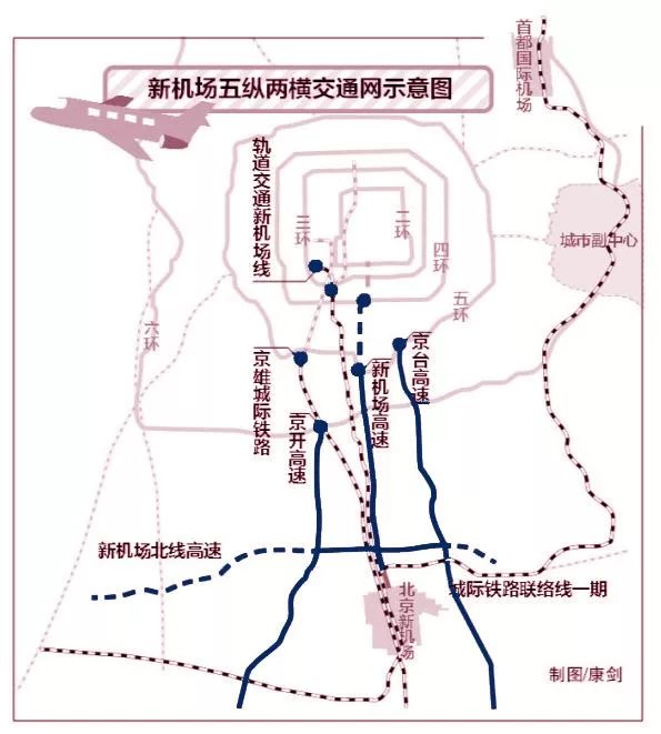 大兴机场扩建规划图图片