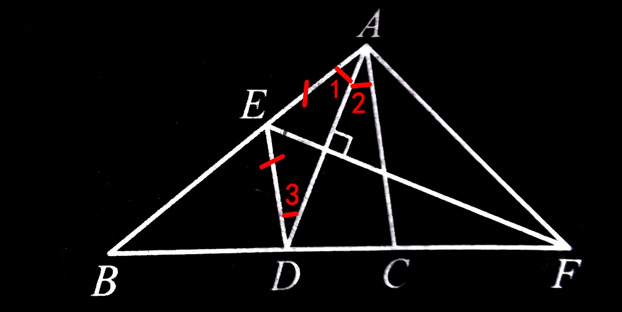 初中几何证明题,筝形还是三线合一,初二初三学生各执己见