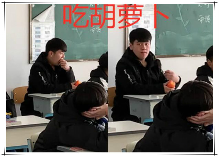 小学生上课偷吃火了!菠萝,辣条,看到最后,网友:吃货最高境界
