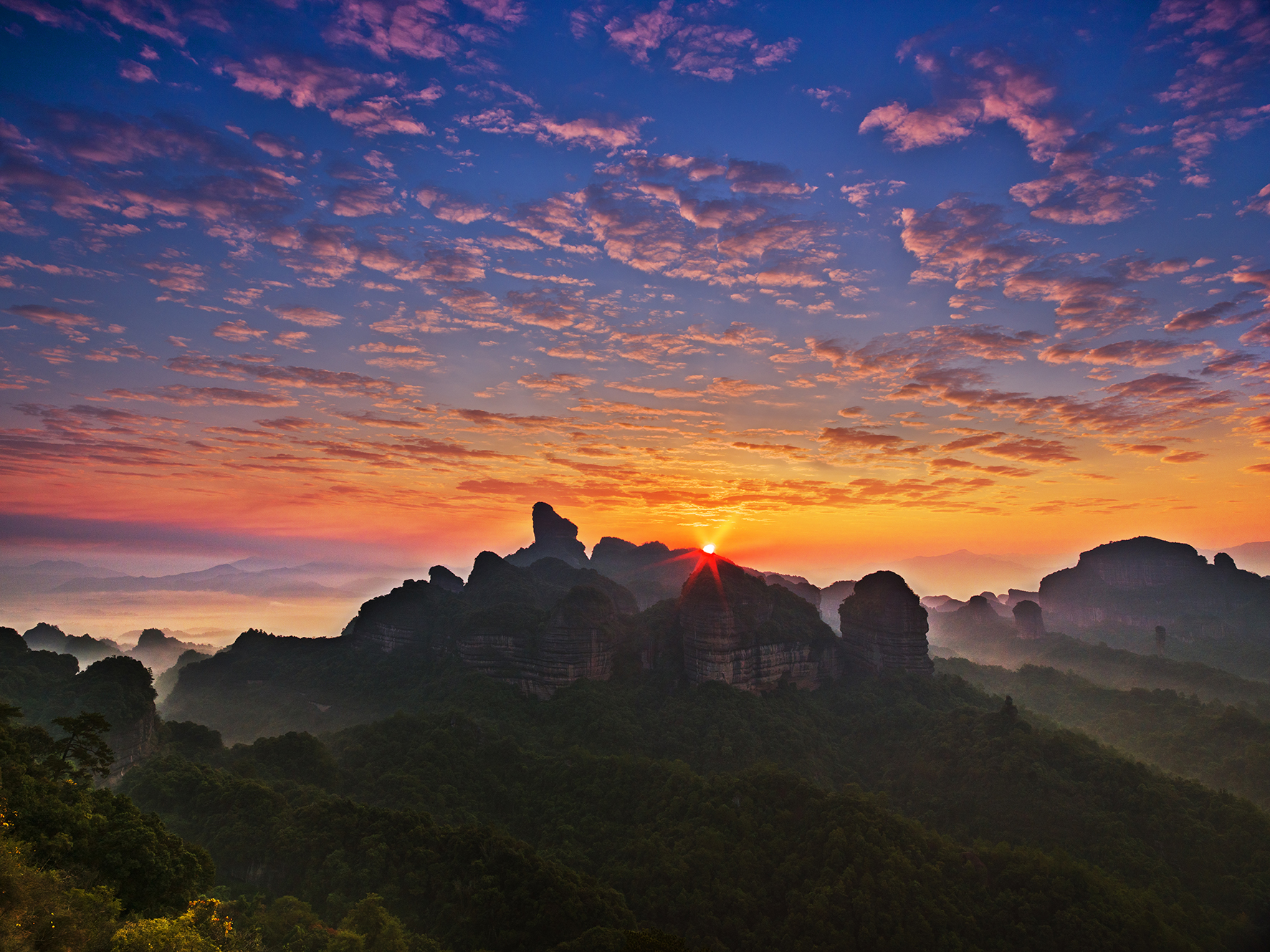 风景图集:广东丹霞山风景美图