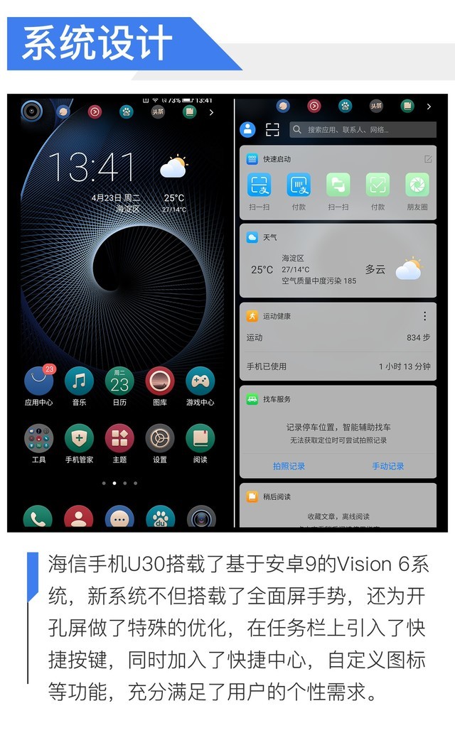 星眸屏 4500mah商务伴侣 海信手机u30全面评测