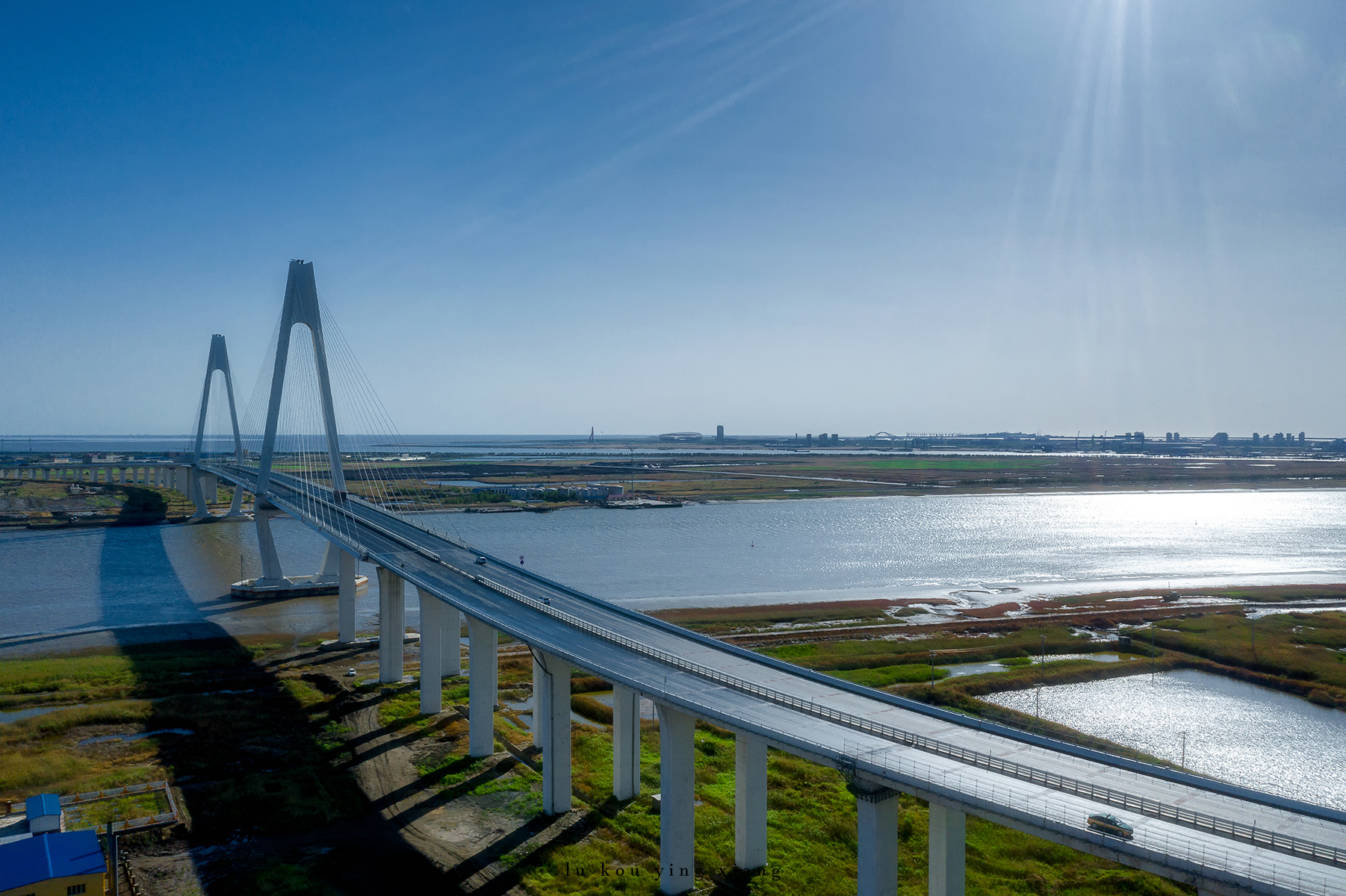 营口地标建筑:东北第一桥"辽河特大桥"