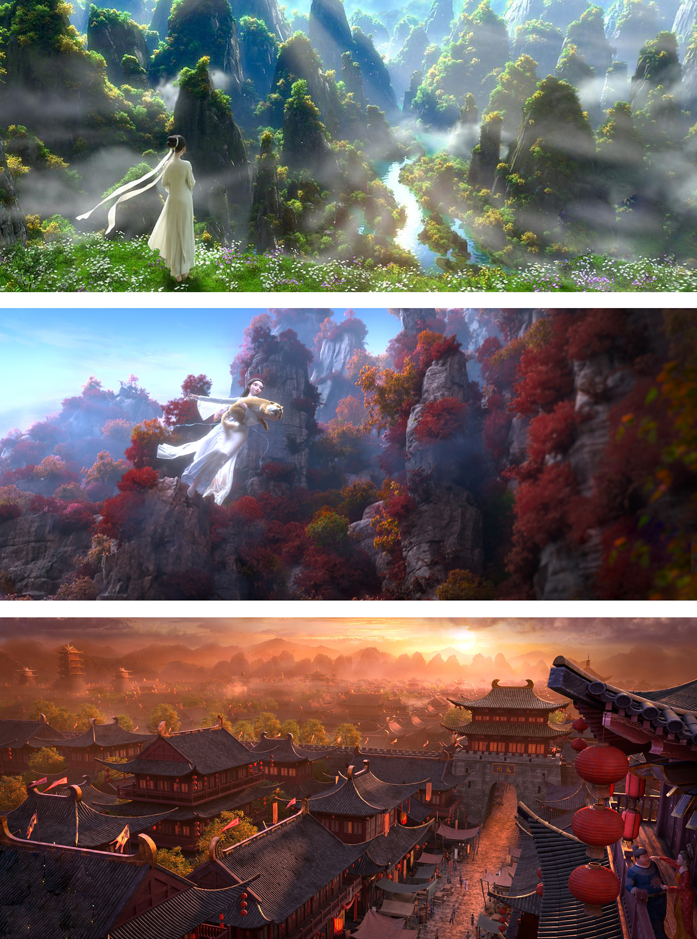 2019年必看的一部国漫电影,画面超美,很nice《白蛇·缘起》