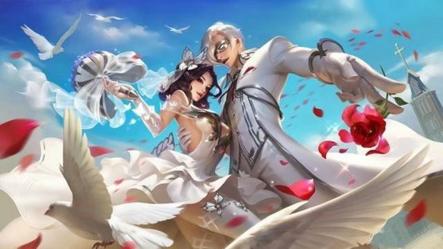 最后给大家欣赏一张玩家自制的诸葛亮与黄月英的情侣皮肤,这波操作