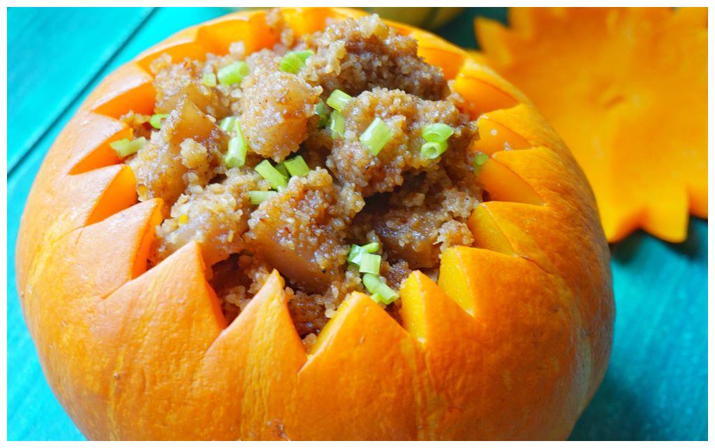 4月发文:永远都吃不腻的南瓜粉蒸肉,家里的硬菜