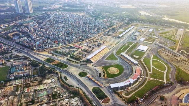 越南河内市f1赛道基本完工:主看台称为升龙,越南帝国早期的首都