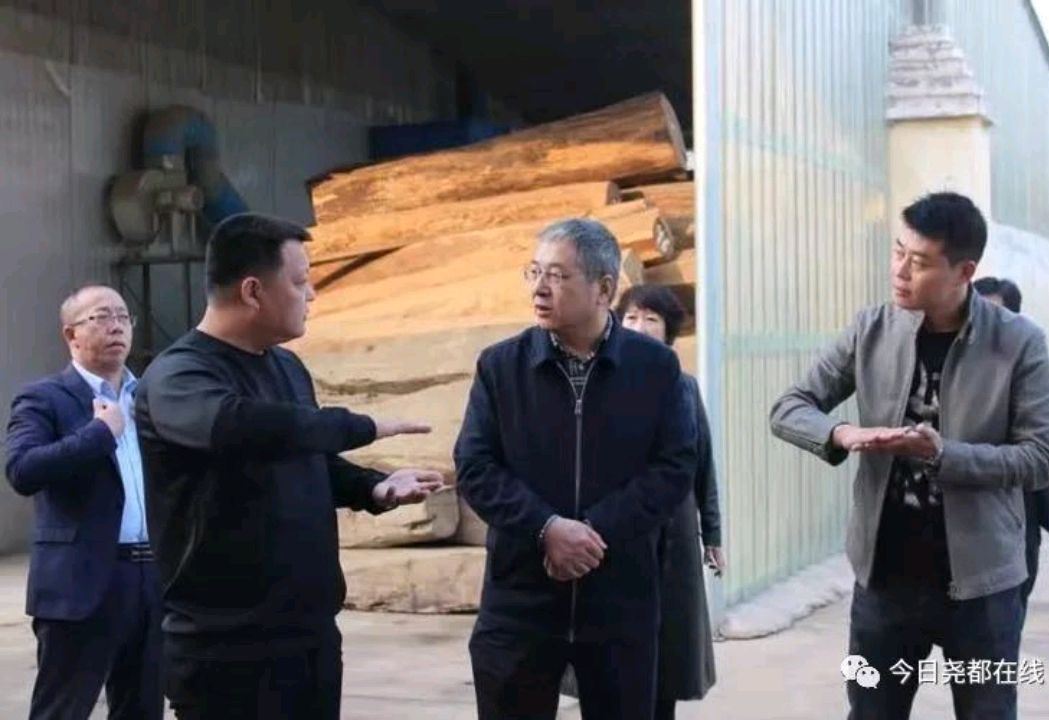 李青彦在新的社会阶层人士联谊会会员企业调研