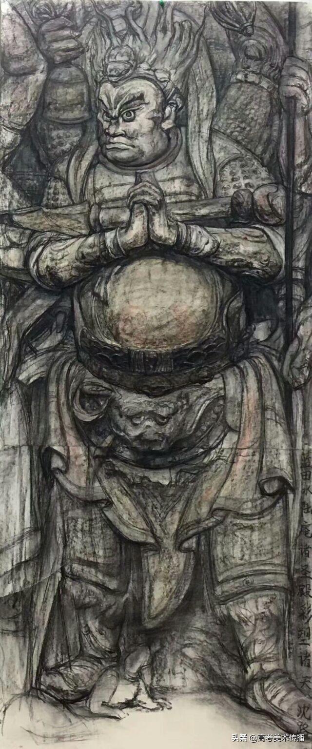 一波雕塑速写,大家能认出来几个?