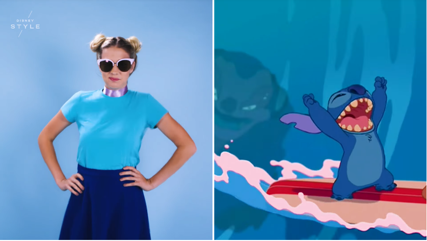 迪士尼公主模仿穿搭,白雪公主超q风格,你也可以哦