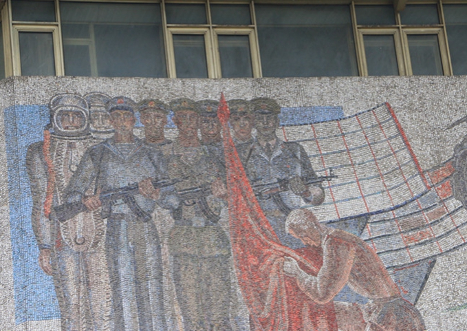 苏联时期的壁画事业,爱国主义题材天顶画非常兴盛