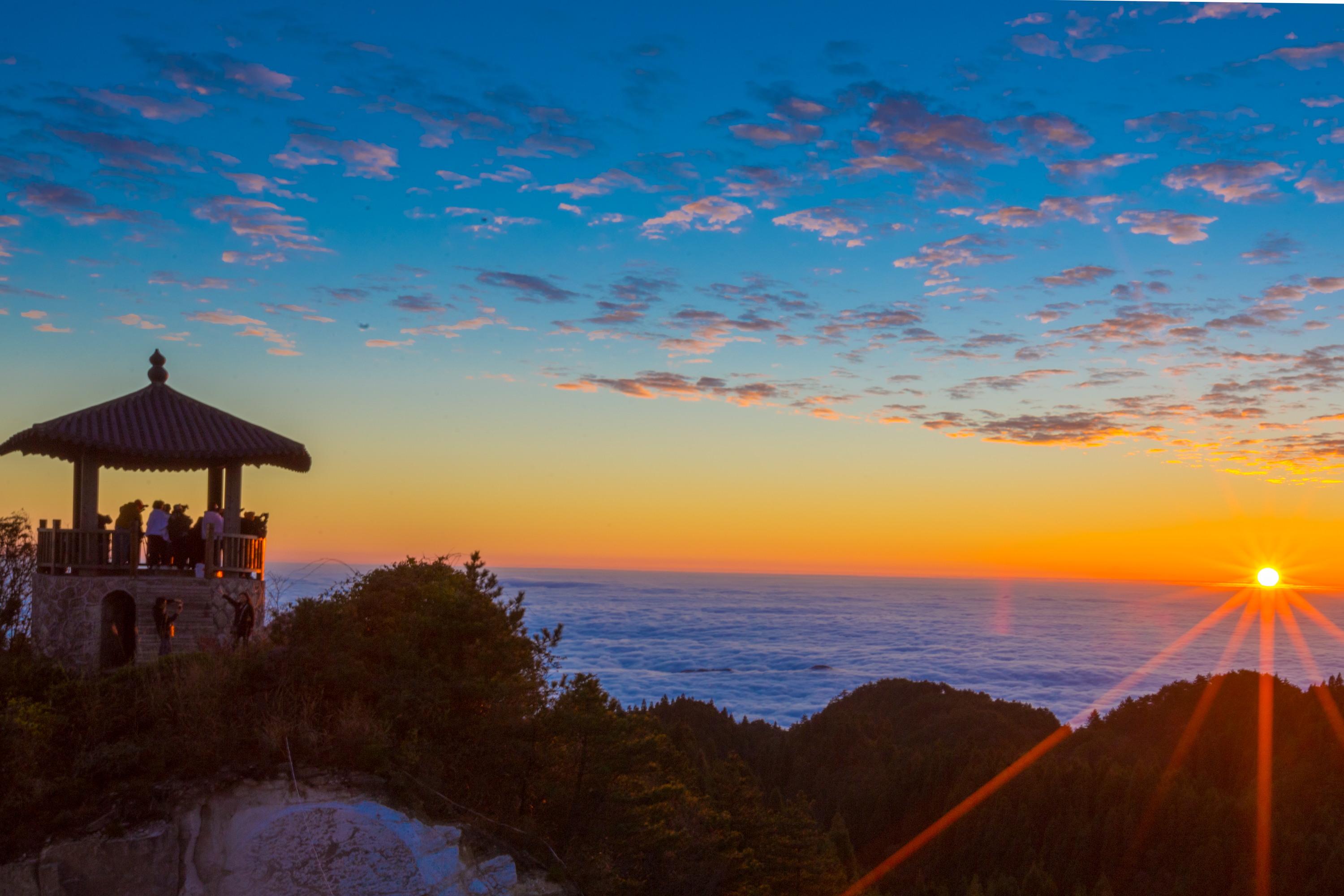 江西羊狮幕,一个看日出日落的地方