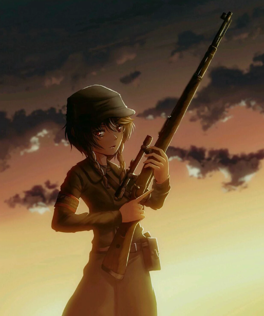 动漫壁纸:枪神少女们的存在,女人拿起枪来就没男人什么事了